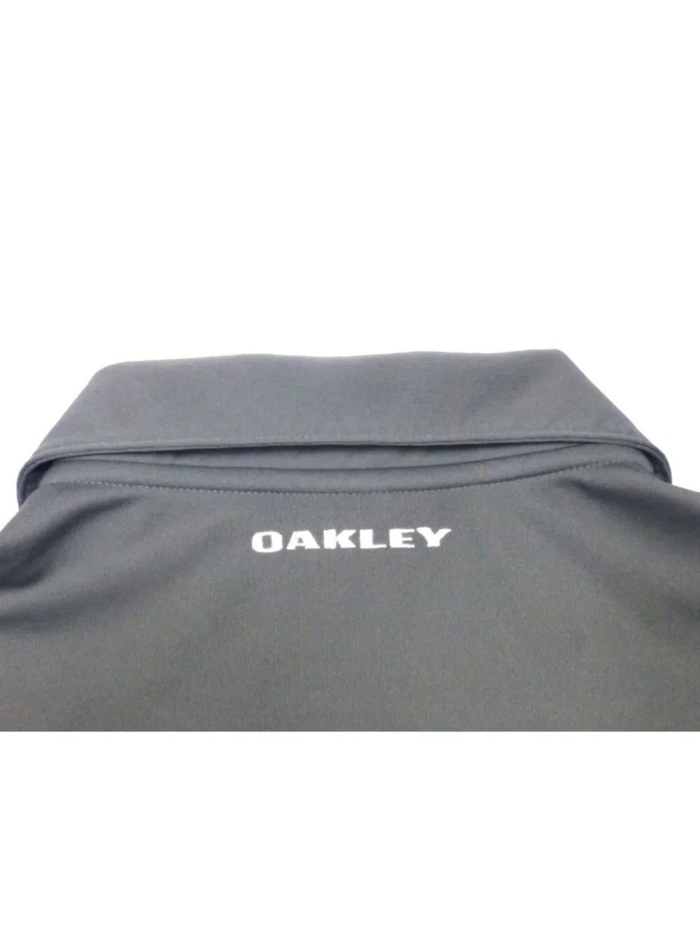 Oakley Mens Gray Polo‎ Shirt XL Short Sleeve Performance Golf Collared Top
